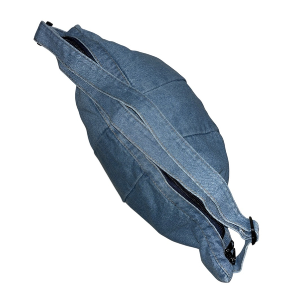 Unisex Denim Crossbody Sling Bag NWT - Picture 8 of 9